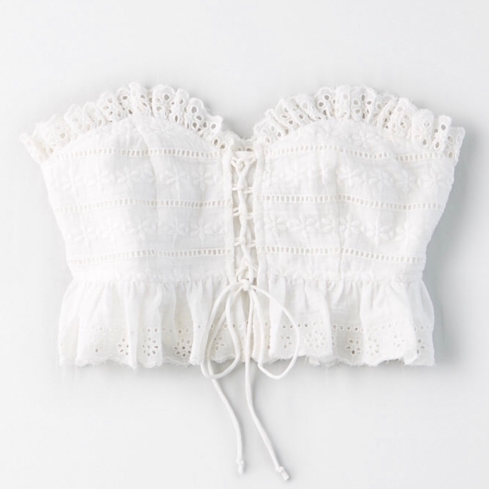 NWT!! American Eagle Lace Up Tube Top